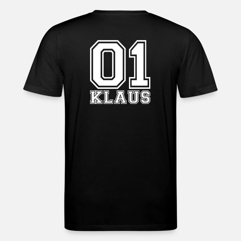 Klaus - Name - Stanley/Stella Unisex Bio-T-Shirt CREATOR  - Schwarz