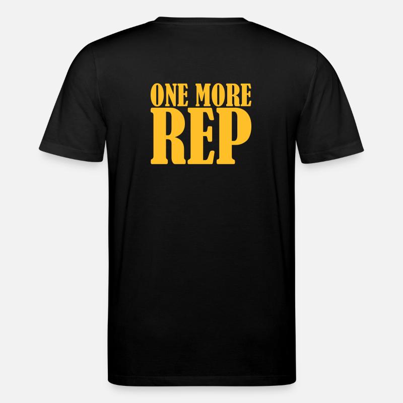One More Rep - Stanley/Stella CREATOR Unisex Organic T-Shirt - black