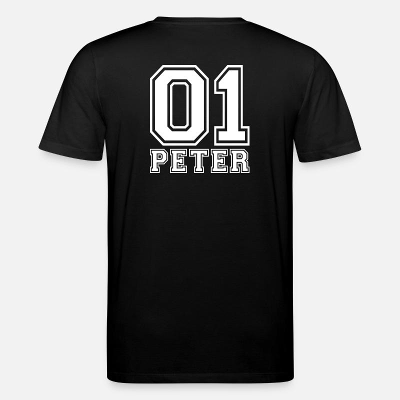 Peter - Nom - T-shirt bio CREATOR Stanley/Stella Unisexe - noir