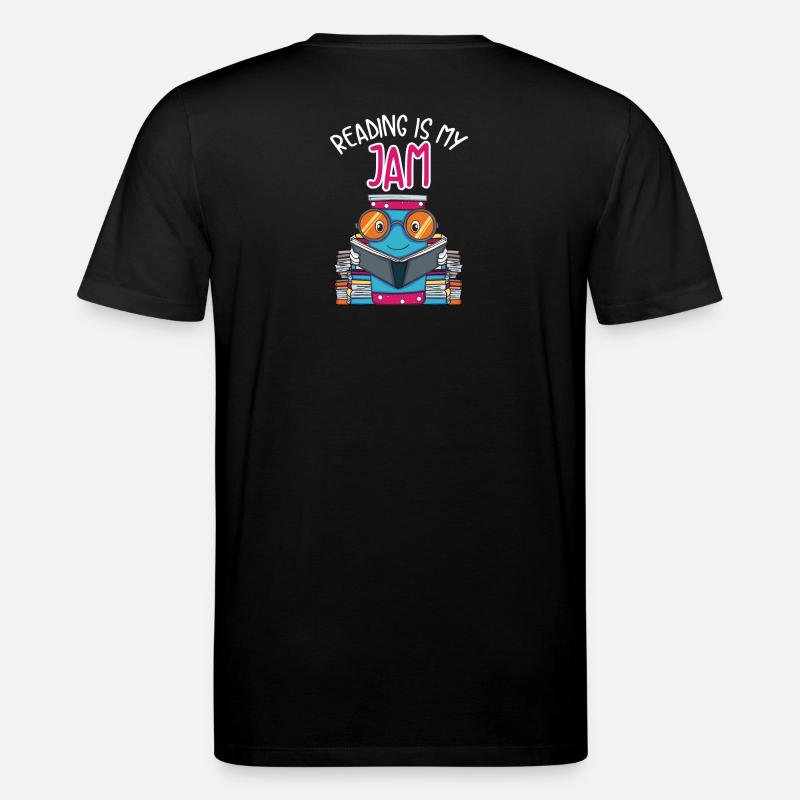 Bücher lesen Geschenk - Stanley/Stella Unisex Bio-T-Shirt CREATOR  - Schwarz