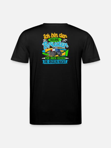 Kleiner Bruder Monstertruck - Stanley/Stella Unisex Bio-T-Shirt CREATOR  - Schwarz