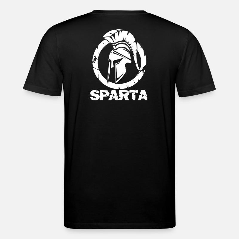 Spartan Circle Helm - Stanley/Stella Unisex Bio-T-Shirt CREATOR  - Schwarz