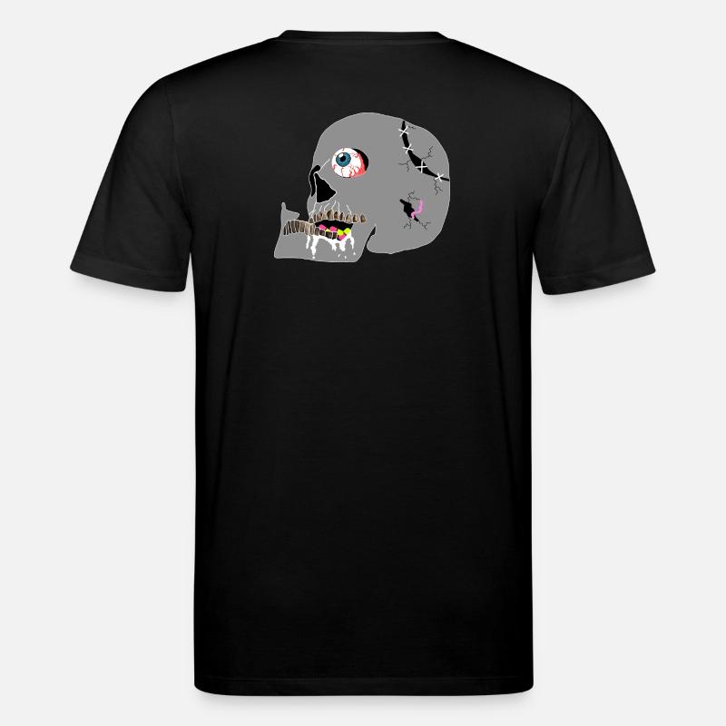 crâne - T-shirt bio CREATOR Stanley/Stella Unisexe - noir