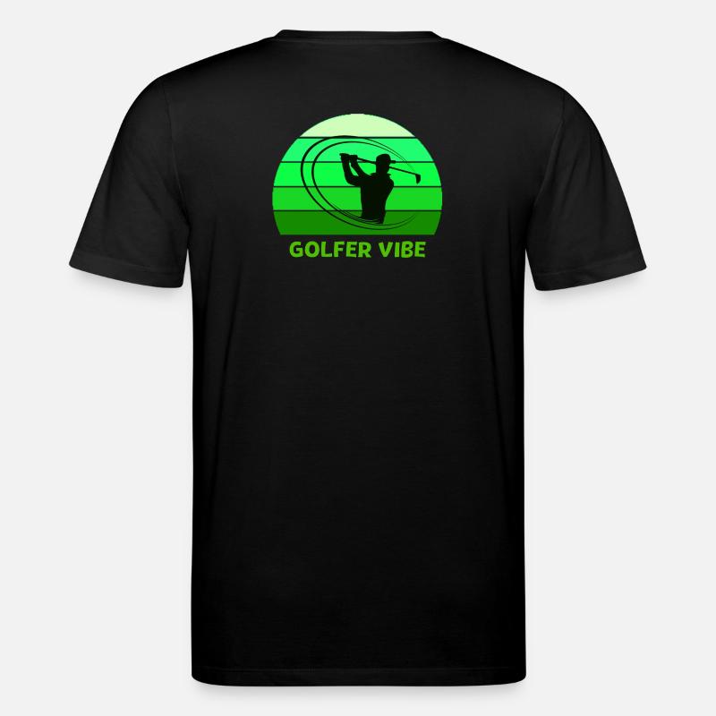 golf, golfer, golffan - Stanley/Stella Unisex Bio-T-Shirt CREATOR - Schwarz