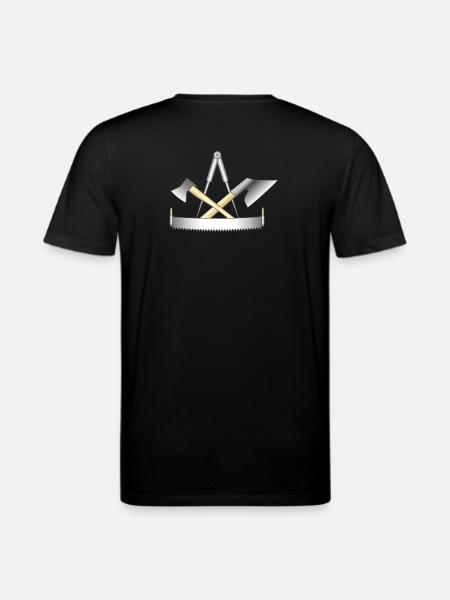 Charpentier, signe de guilde - T-shirt bio CREATOR Stanley/Stella Unisexe - noir