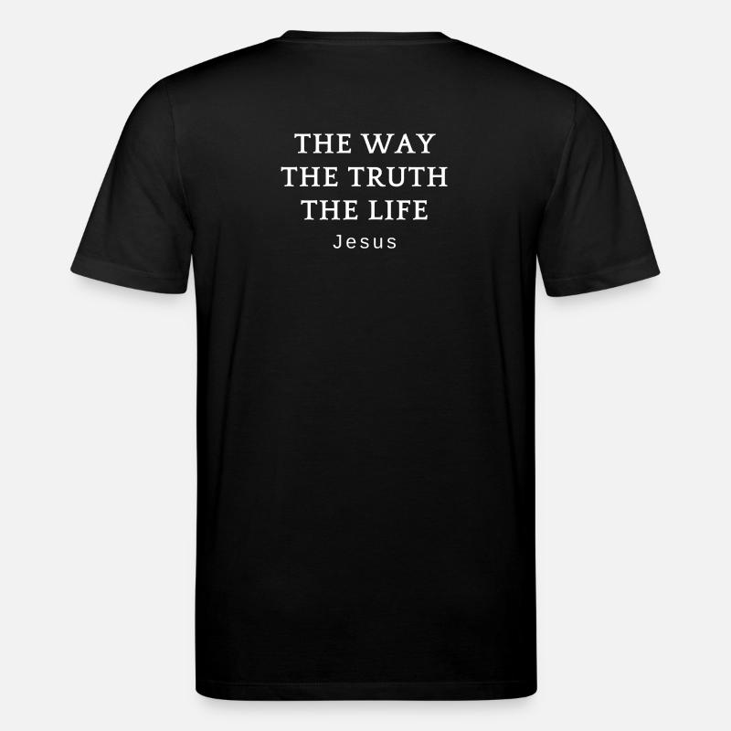 Jésus est le chemin - T-shirt bio CREATOR Stanley/Stella Unisexe - noir