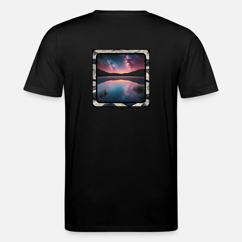 Paysage marin avec reflets - T-shirt bio CREATOR Stanley/Stella Unisexe - noir