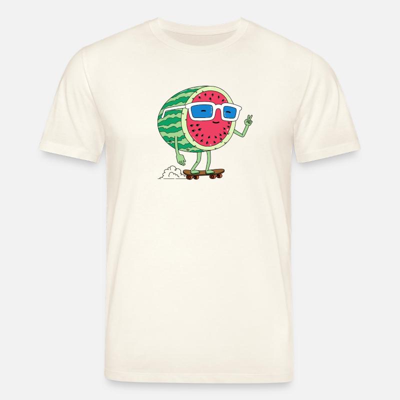 Pastèque et été - T-shirt bio CREATOR Stanley/Stella Unisexe - blanc nature