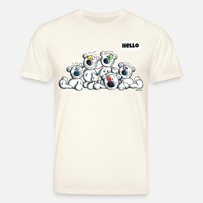 Hello Eisbären - Stanley/Stella Unisex Bio-T-Shirt CREATOR  - Naturweiß 