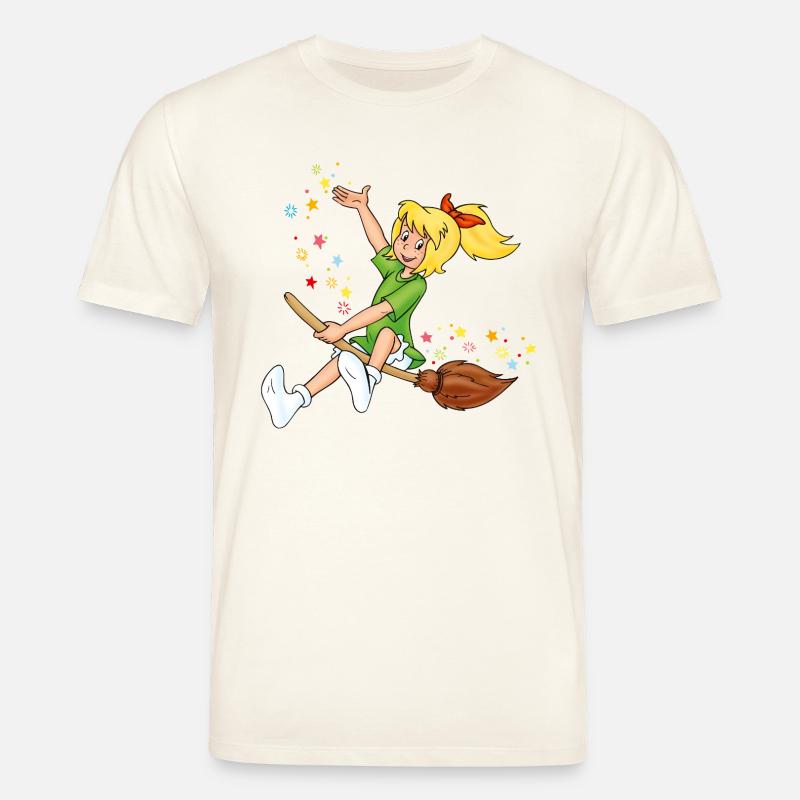 Bibi Blocksberg auf Kartoffelbrei Sternchen - Stanley/Stella Unisex Bio-T-Shirt CREATOR  - Naturweiß 