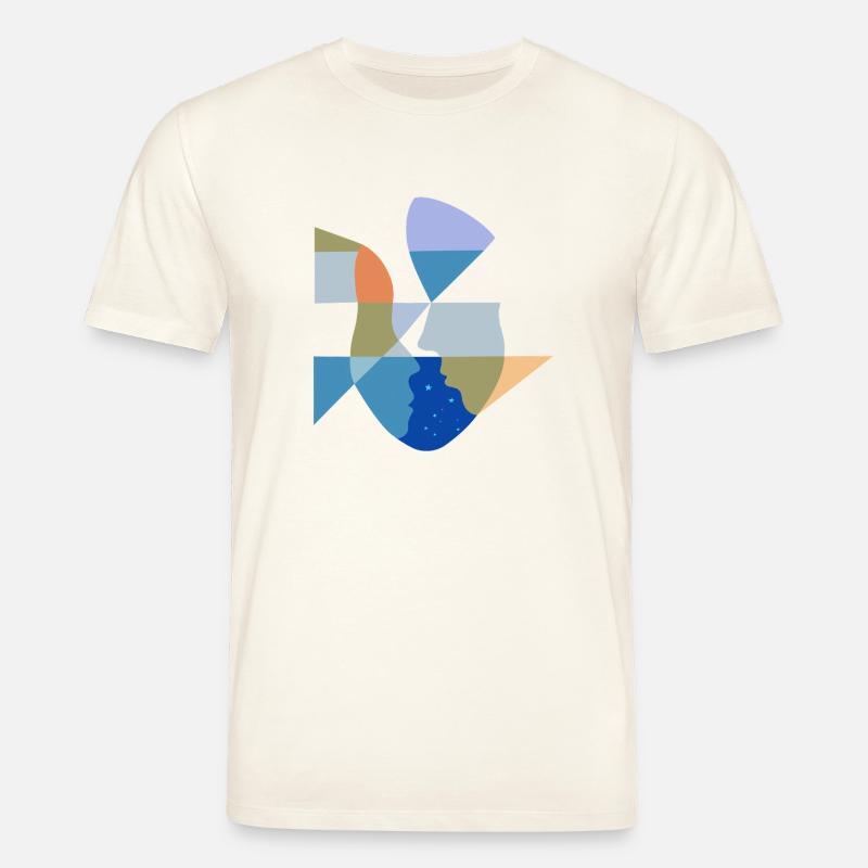 Connexion céleste - T-shirt bio CREATOR Stanley/Stella Unisexe - blanc nature