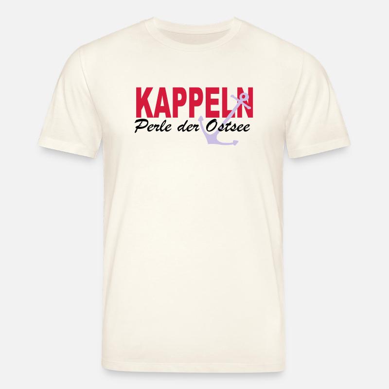 Perle der Ostsee KAPPELN - Stanley/Stella Unisex Bio-T-Shirt CREATOR  - Naturweiß 