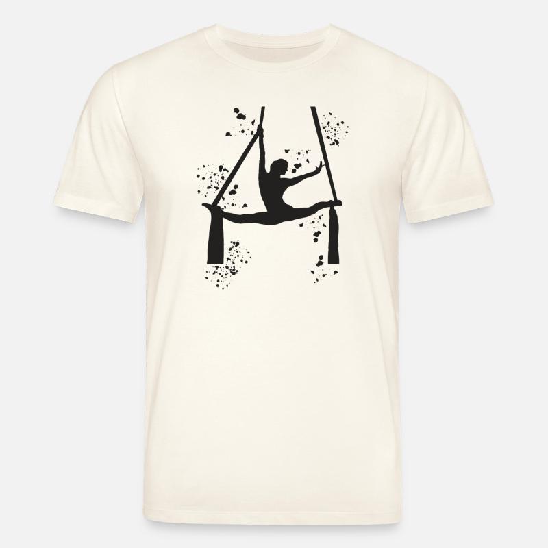 Vertikaltuch Luftakrobatik Aerial Silk - Stanley/Stella Unisex Bio-T-Shirt CREATOR  - Naturweiß 
