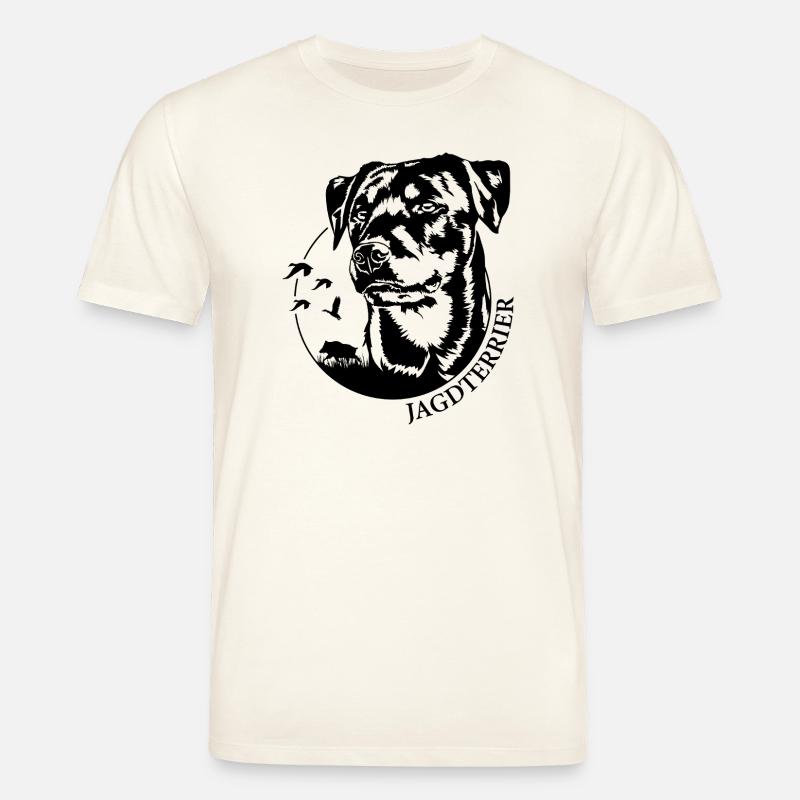 Jagdterrier Jagdhunde Jagdhund Hunde Wilsigns - Stanley/Stella Unisex Bio-T-Shirt CREATOR  - Naturweiß 