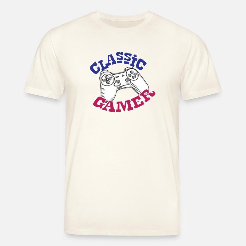 Game gambling game console gift - Stanley/Stella CREATOR Unisex Organic T-Shirt - natural white