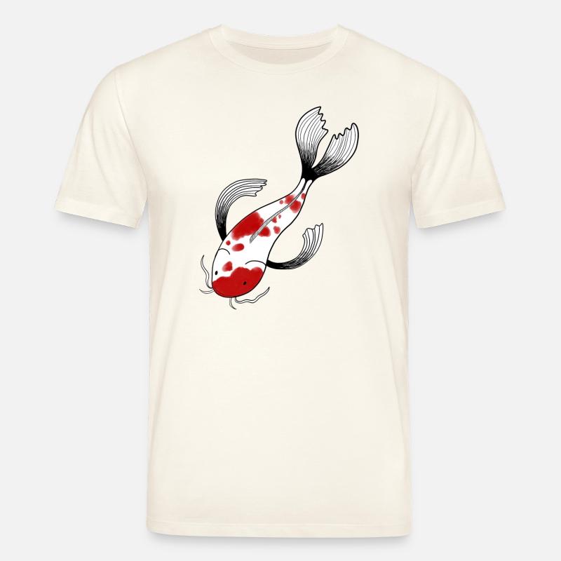 Koi Karpfen Japan - Stanley/Stella Unisex Bio-T-Shirt CREATOR - Naturweiß