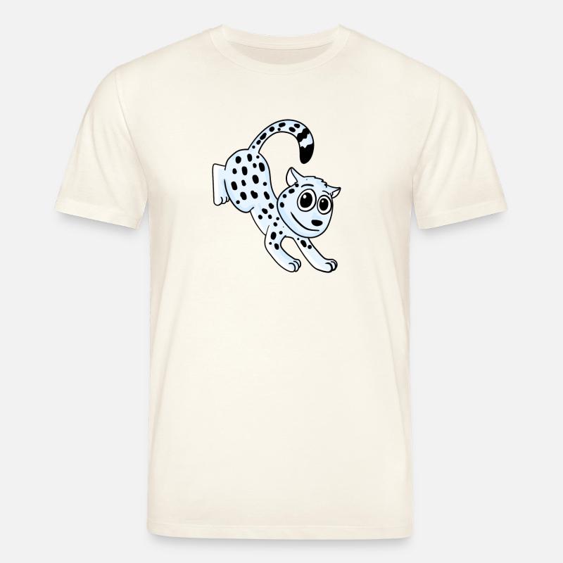 Schneeleopard Leopard - Stanley/Stella Unisex Bio-T-Shirt CREATOR  - Naturweiß 
