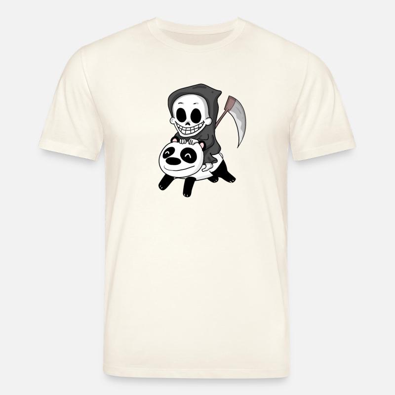 Sensenmann Panda - Stanley/Stella Unisex Bio-T-Shirt CREATOR  - Naturweiß 