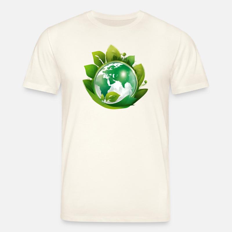Planet Erde, Mutter Natur - Stanley/Stella Unisex Bio-T-Shirt CREATOR - Naturweiß