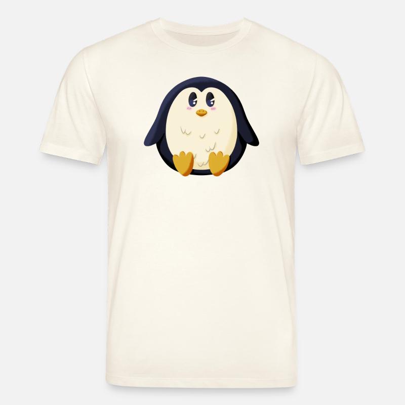 Pummeliger Pinguin - Stanley/Stella Unisex Bio-T-Shirt CREATOR  - Naturweiß 