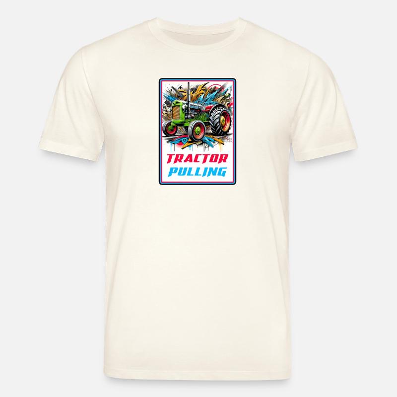 Tractor Pulling Power - Stanley/Stella Unisex Bio-T-Shirt CREATOR  - Naturweiß 