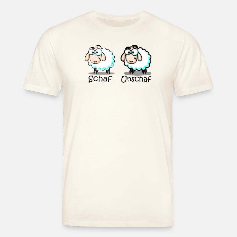 Schaf - Stanley/Stella Unisex Bio-T-Shirt CREATOR  - Naturweiß 