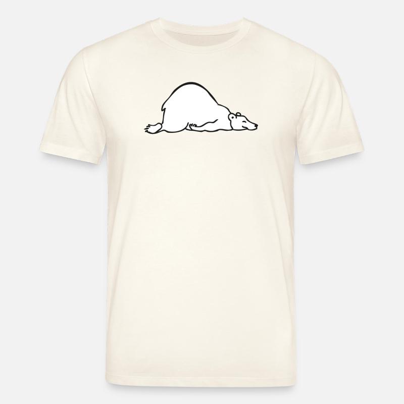 Sleeping bear | Schlafender Bär - Stanley/Stella Unisex Bio-T-Shirt CREATOR  - Naturweiß 