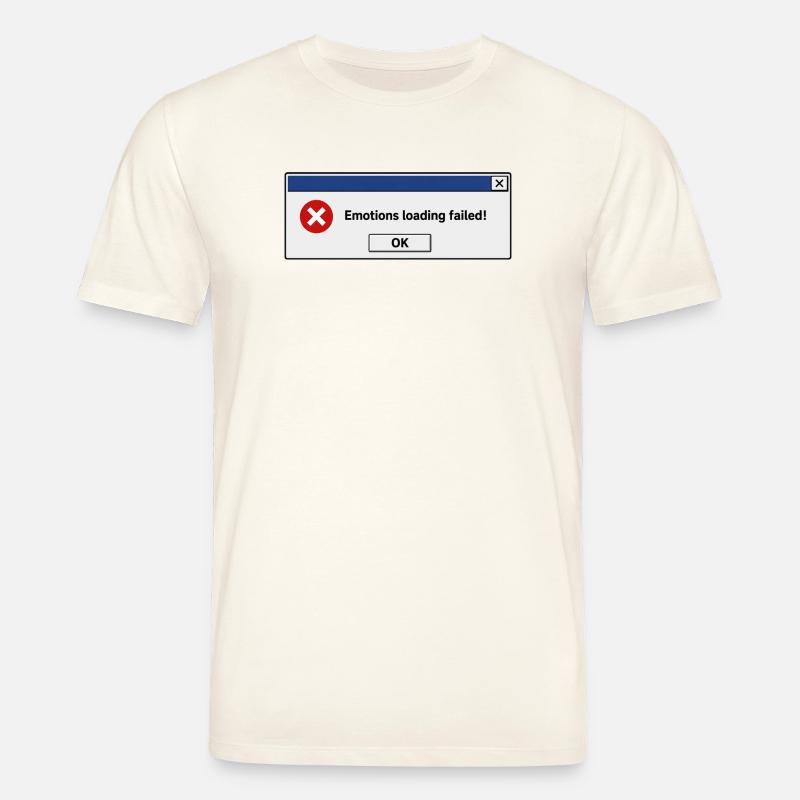 Emotions Loading Failed | Introvertierter Humor - Stanley/Stella Unisex Bio-T-Shirt CREATOR - Naturweiß