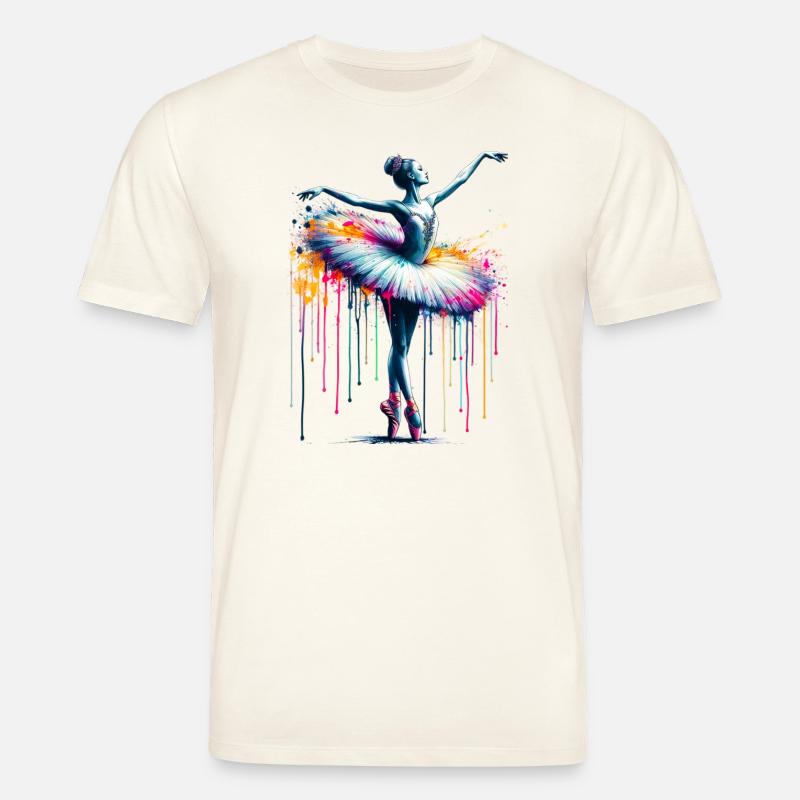 Balletttänzerin mit Tutu - Stanley/Stella Unisex Bio-T-Shirt CREATOR  - Naturweiß 