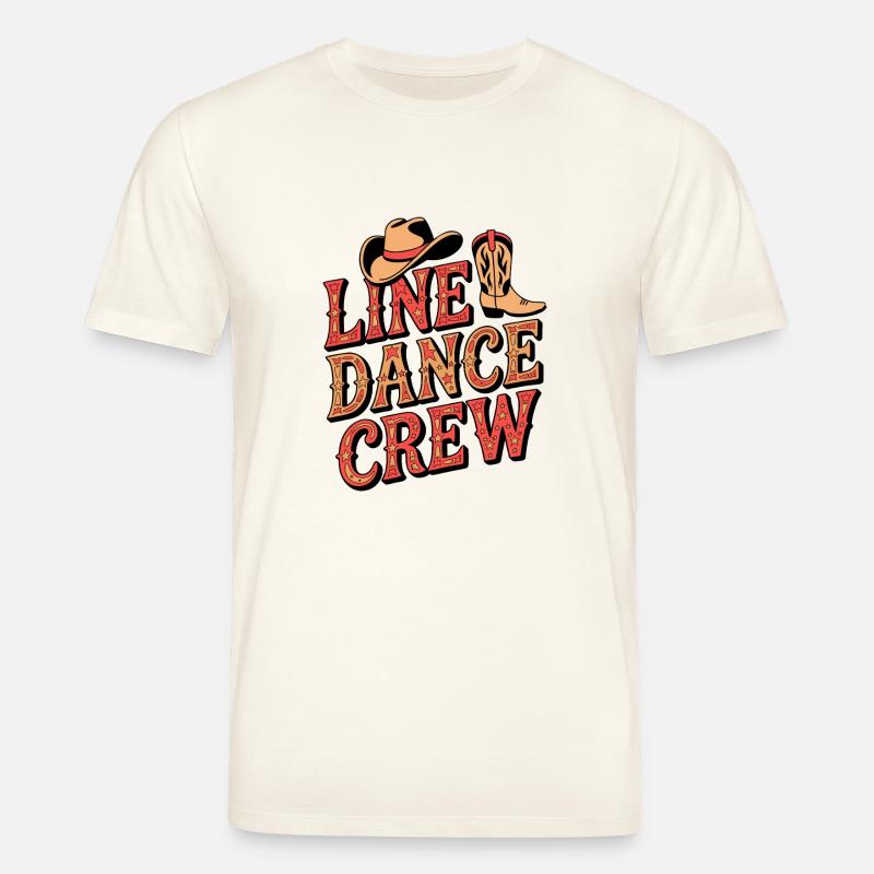 Linedance Crew Line Dance Mannschaft - Stanley/Stella Unisex Bio-T-Shirt CREATOR - Naturweiß
