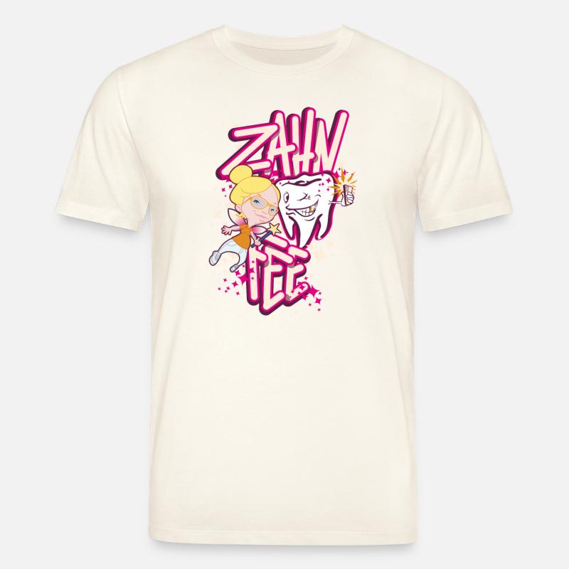 Zahnheldin Comiczauber - Stanley/Stella Unisex Bio-T-Shirt CREATOR - Naturweiß