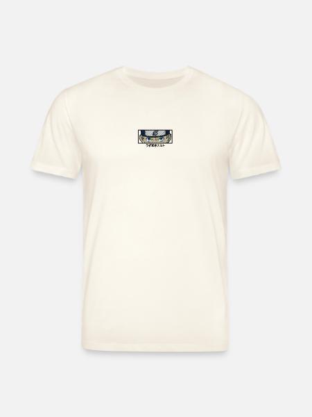 Naruto Augen Als Stickmotiv - Stanley/Stella Unisex Bio-T-Shirt CREATOR - Naturweiß