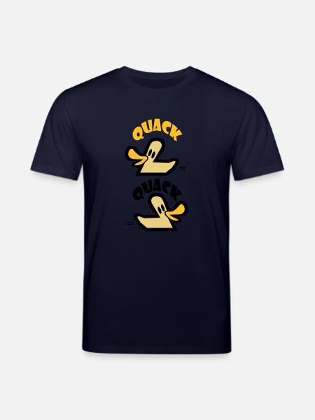 Quack Quack - Stanley/Stella CREATOR Unisex Organic T-Shirt - navy