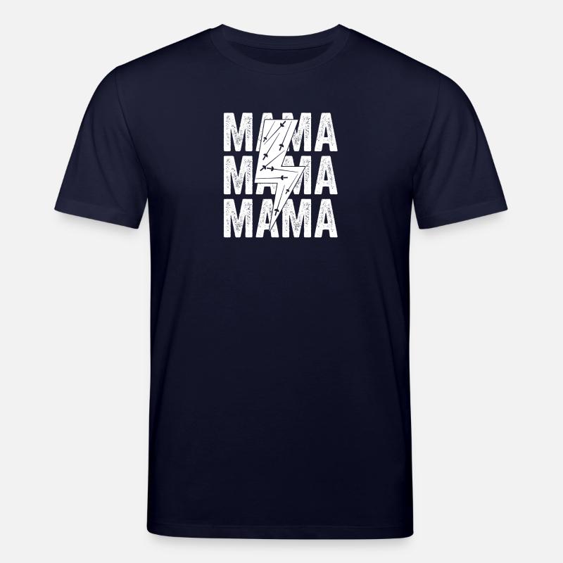 Fechter Mama Mutter Fechten - Stanley/Stella Unisex Bio-T-Shirt CREATOR - Navy