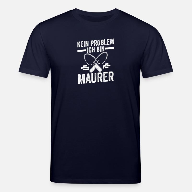 Master Bricklayer Journeyman Bricklayer - Stanley/Stella CREATOR Unisex Organic T-Shirt - navy
