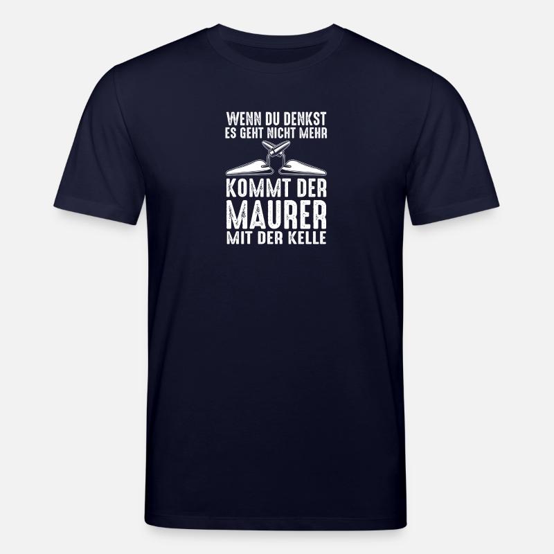 Master Bricklayer Journeyman Bricklayer - Stanley/Stella CREATOR Unisex Organic T-Shirt - navy