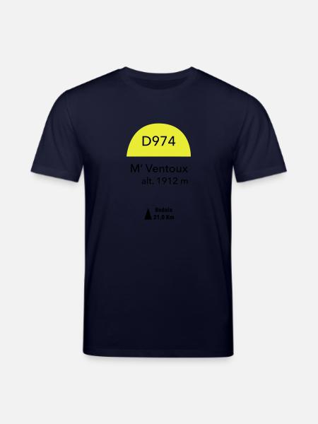 Mont Ventoux - Stanley/Stella Unisex Bio-T-Shirt CREATOR  - Navy