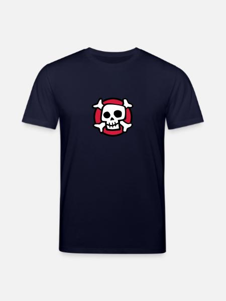 comic_skull_072011_a_3c - Stanley/Stella Unisex Bio-T-Shirt CREATOR  - Navy