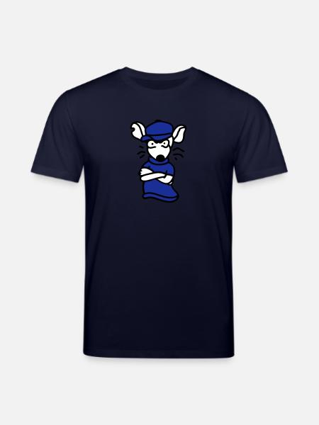 Cool rat - Gangster - Stanley/Stella CREATOR Unisex Organic T-Shirt - navy