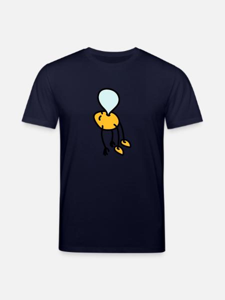 chewing_gum_man - Stanley/Stella CREATOR Unisex Organic T-Shirt - navy