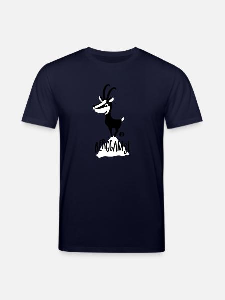 Gämse - Berggamsl - Stanley/Stella Unisex Bio-T-Shirt CREATOR  - Navy