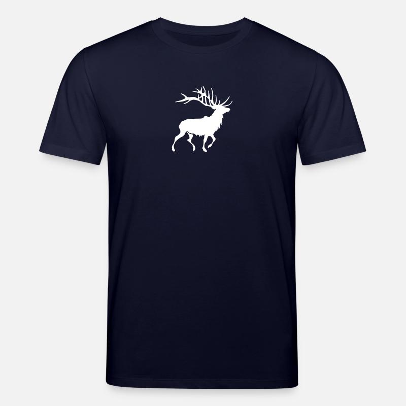 Wapiti Hirsch - Stanley/Stella Unisex Bio-T-Shirt CREATOR  - Navy