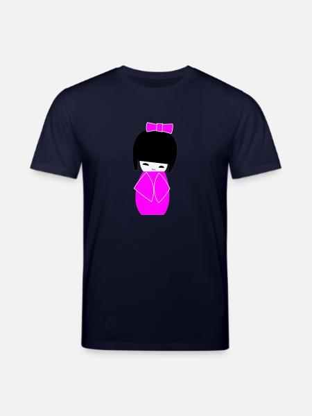 Kokeshi - T-shirt bio CREATOR Stanley/Stella Unisexe - marine