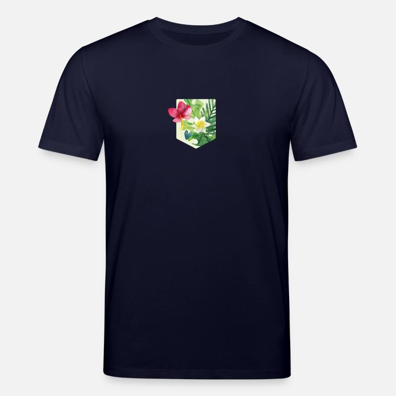 fleurs d'été - T-shirt bio CREATOR Stanley/Stella Unisexe - marine