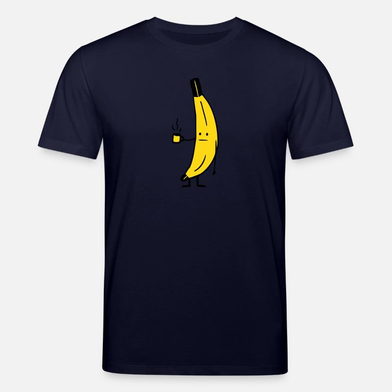 Kaffee Banane - Stanley/Stella Unisex Bio-T-Shirt CREATOR  - Navy