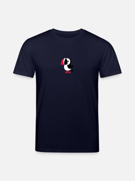 Papageitaucher - Puffin - Stanley/Stella Unisex Bio-T-Shirt CREATOR  - Navy