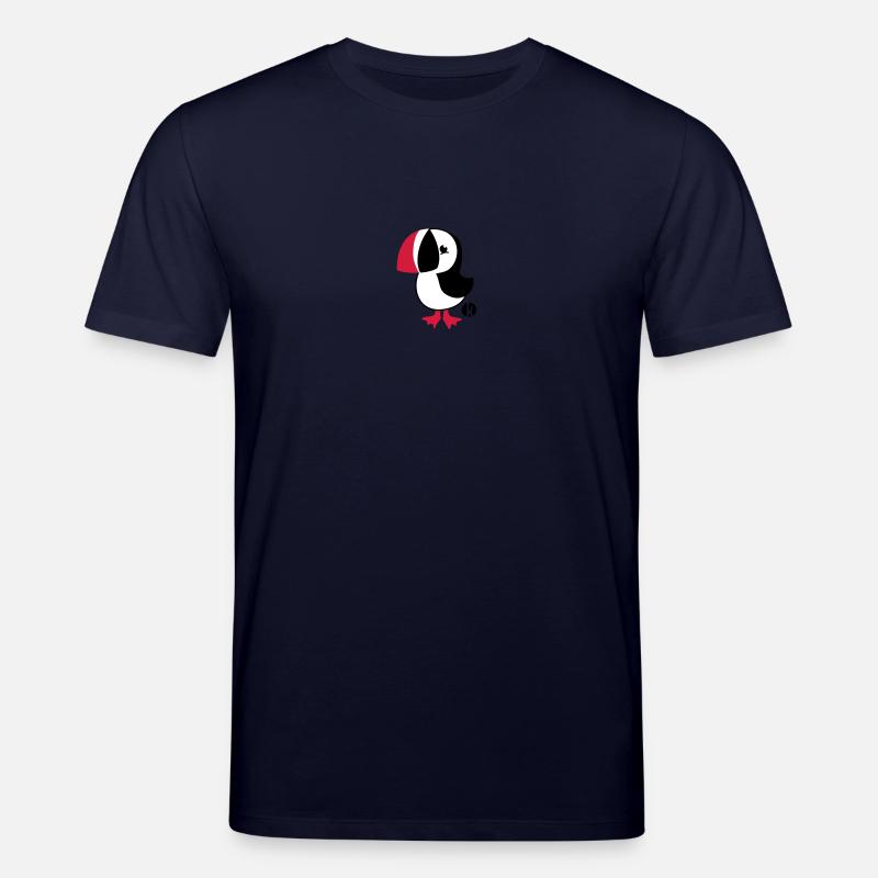 Papageitaucher - Puffin - Stanley/Stella Unisex Bio-T-Shirt CREATOR - Navy