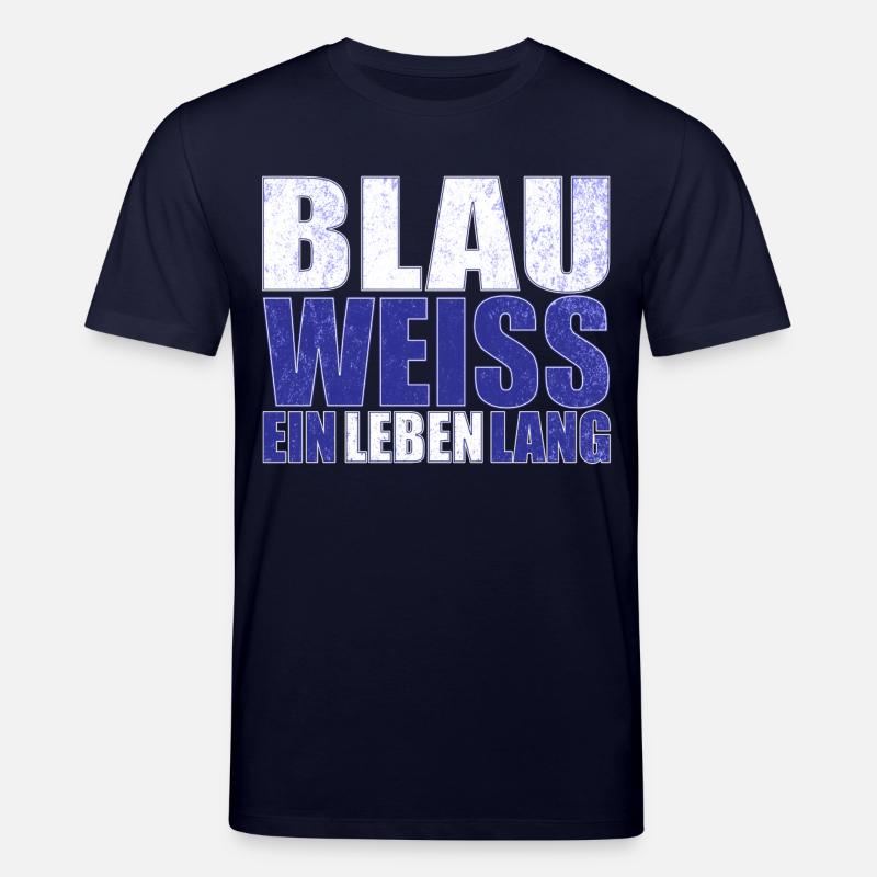 Blau Weiss ein Leben Lang - Stanley/Stella Unisex Bio-T-Shirt CREATOR  - Navy