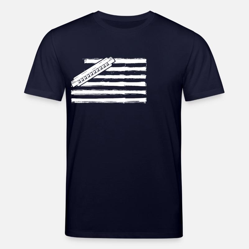 Harmonica Harmonica - T-shirt bio CREATOR Stanley/Stella Unisexe - marine