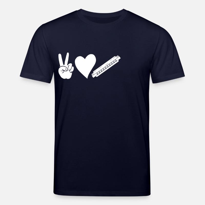 Harmonica Harmonica - T-shirt bio CREATOR Stanley/Stella Unisexe - marine